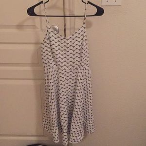 Black and white sundress